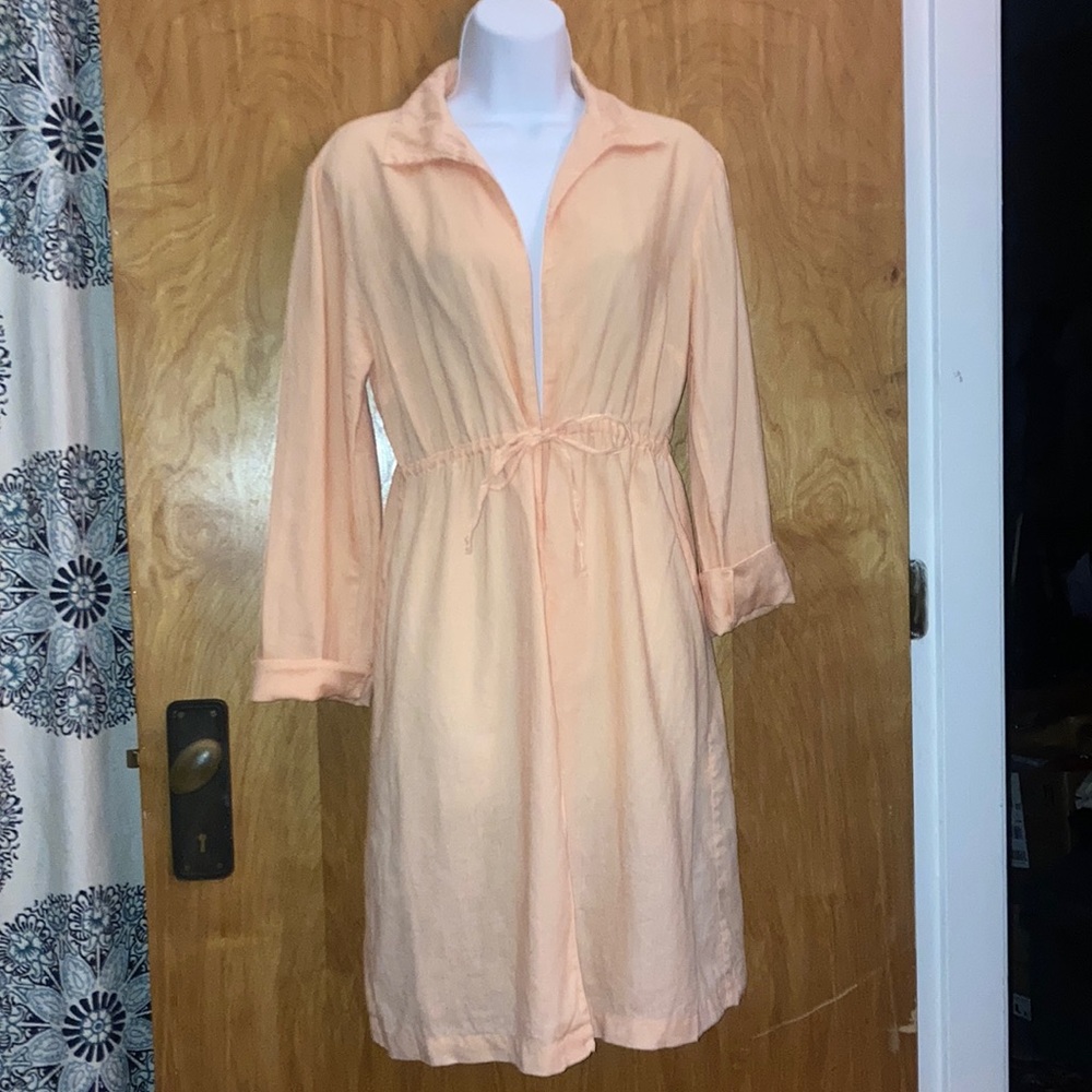 Creamcicle Orange Nafnaf Dress/Duster Size Large
